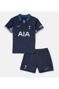 Tottenham Hotspur Babyklær Borte Fotballdrakt til barn 2023-24 Korte ermer (+ Korte bukser)